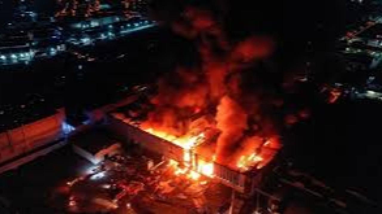 Bursa’da fabrika yangını