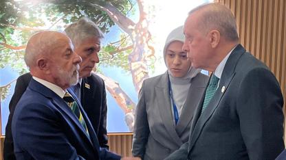 Cumhurbaşkanı Erdoğan, Brezilya Devlet Başkanı Silva ile görüştü