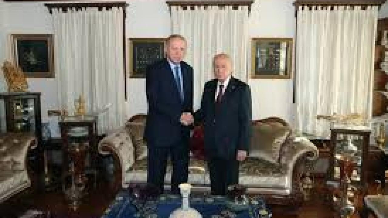 Cumhurbaşkanı Erdoğan, MHP Lideri Bahçeli ile bir araya geldi