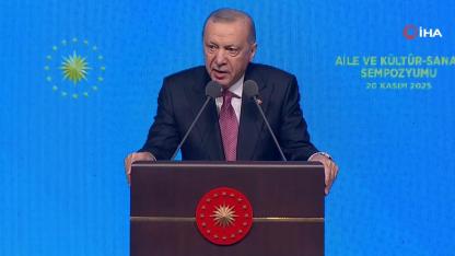 Cumhurbaşkanı Erdoğan: ''Nüfus artış oranımız azalıyor"