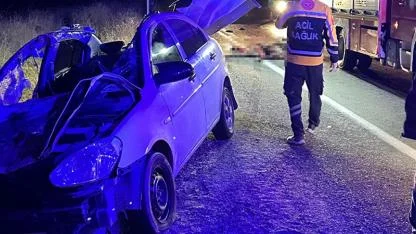 Diyarbakır’da iki otomobil ile at çarpıştı: 1 ölü, 7 yaralı