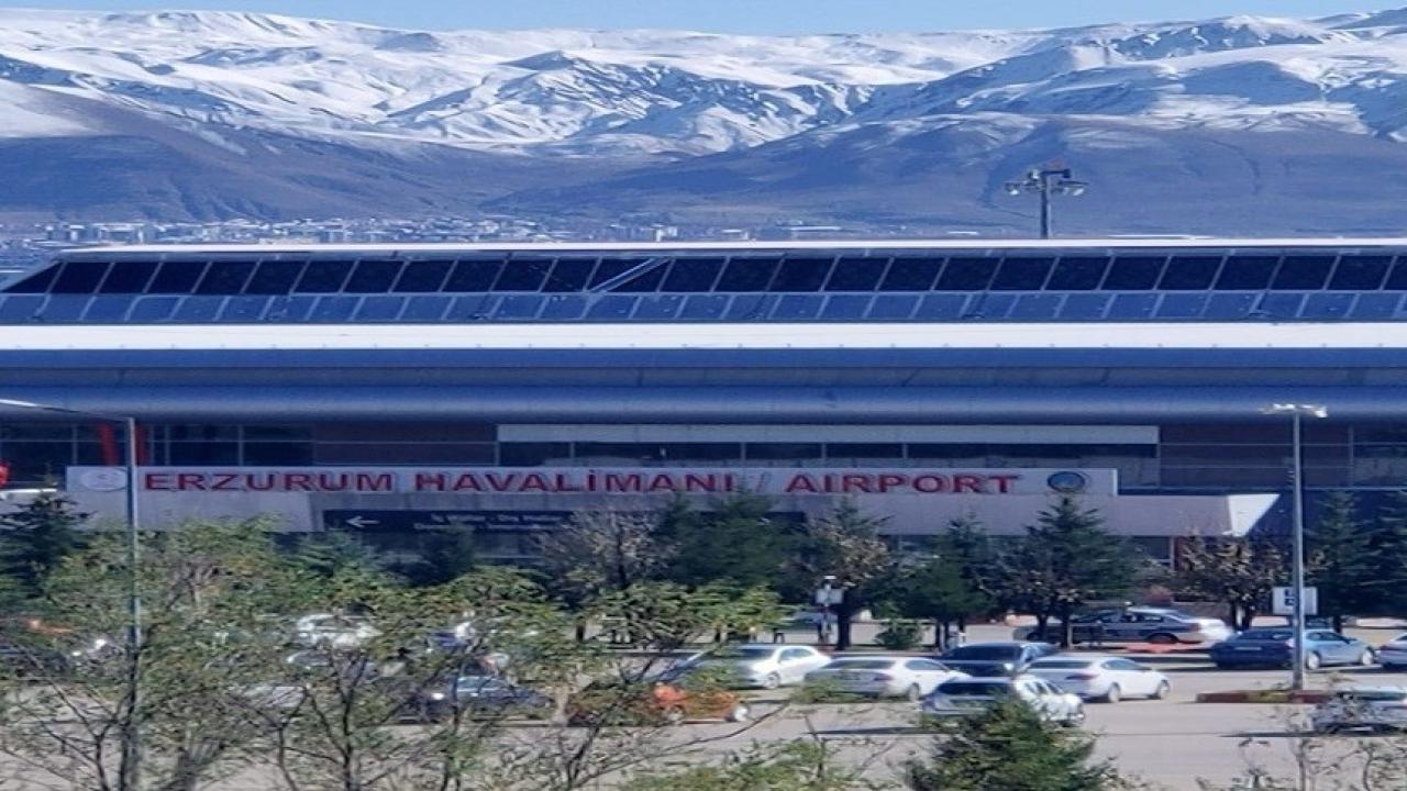 Erzurum Havalimanı’nda Ekim ayında 103 bin 605 yolcuya hizmet verildi