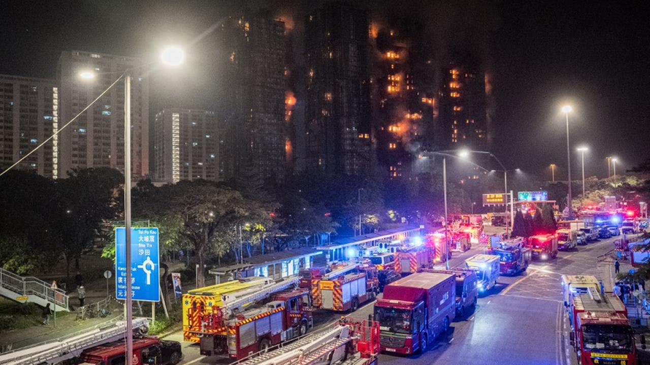 Hong Kong&#039;taki yangın faciasıyla ilgili 3 gözaltı