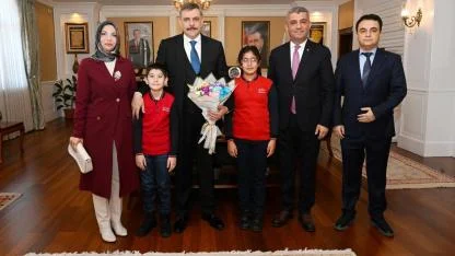 İl Milli Eğitim Müdürü Süleyman Ekici, Vali Çiftçi'yi  ziyaret etti