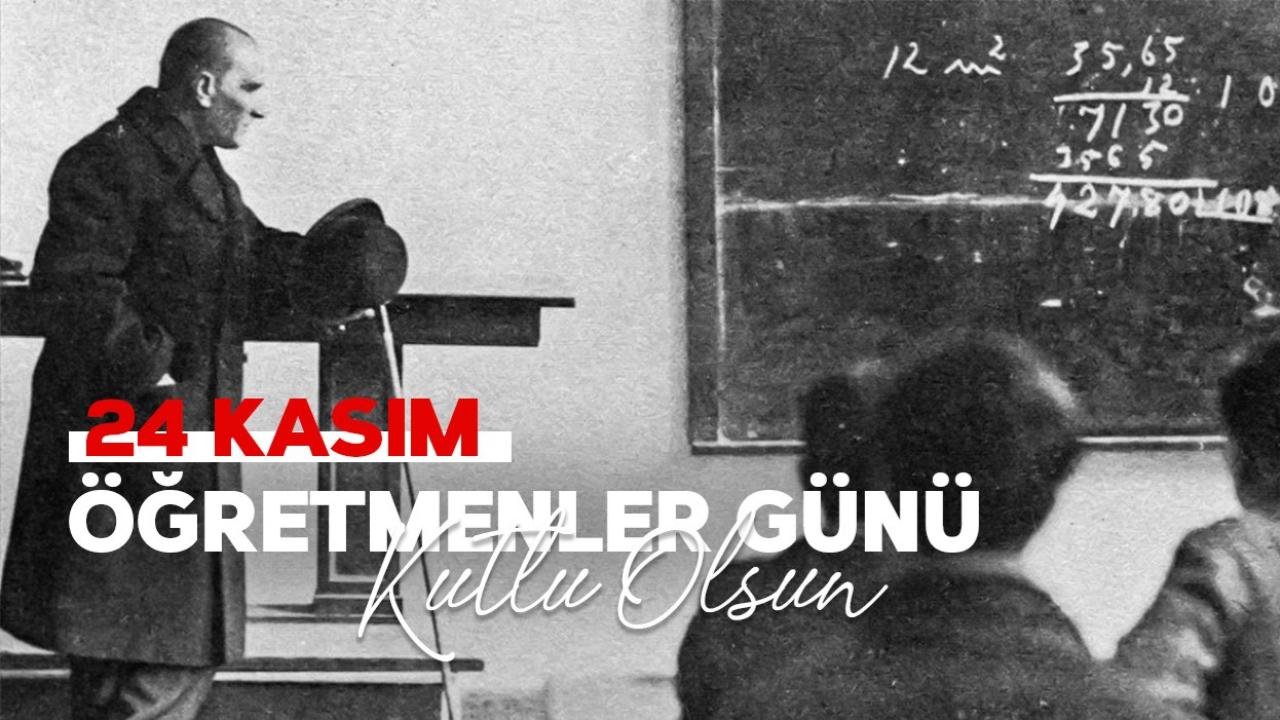 Rektör Hacımüftüoğlu; &quot;24 Kasım Öğretmenler Günü kutlu olsun&quot;