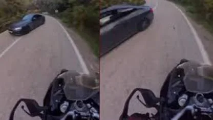 Saniyelerle ölümden kurtulduğu anlar kameraya yansıdı