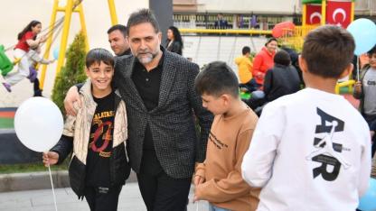 Şelale Evler Parkı hizmete girdi