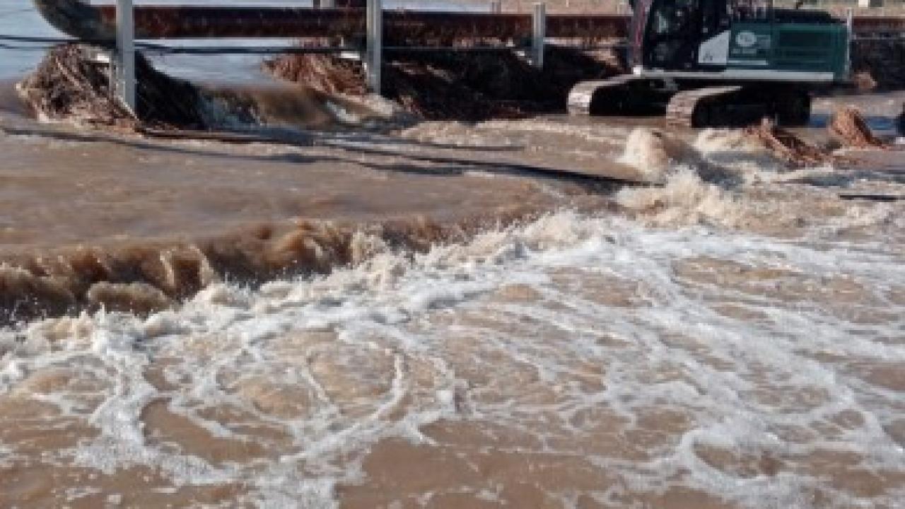 Tarım arazileri sular altında kaldı