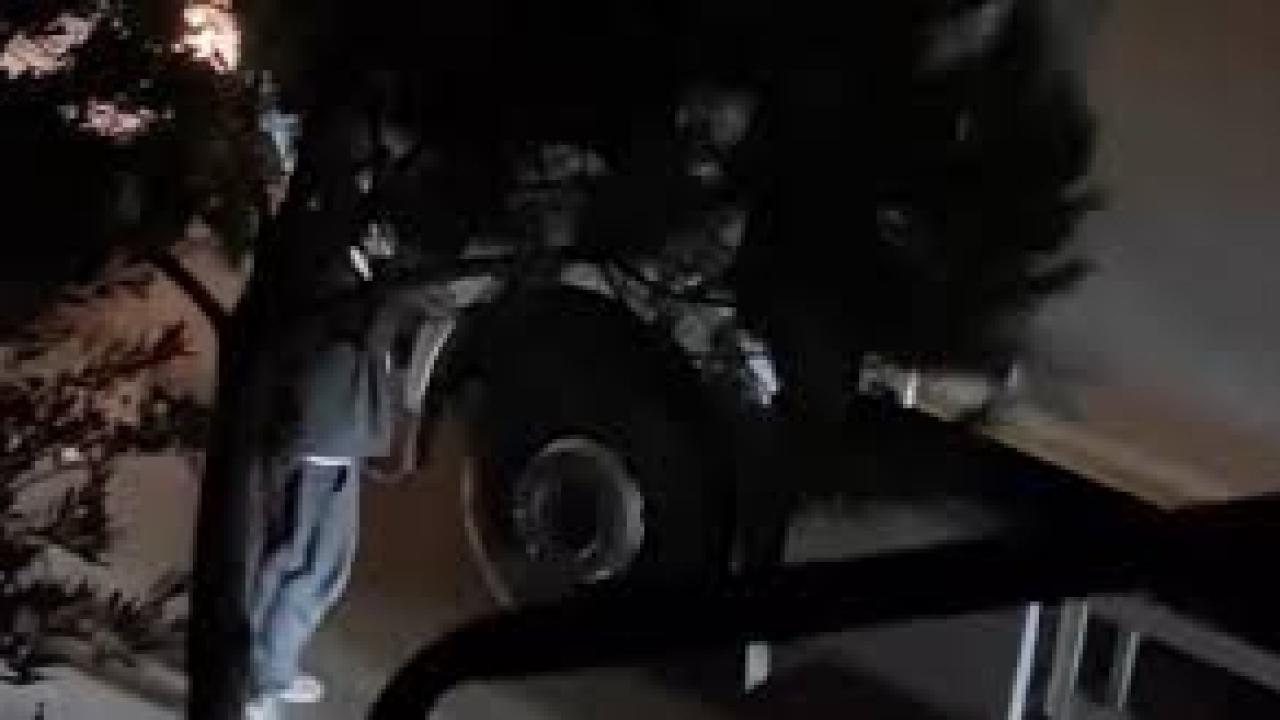 Trafikte çöp kamyonu şoförüne levyeli saldırı