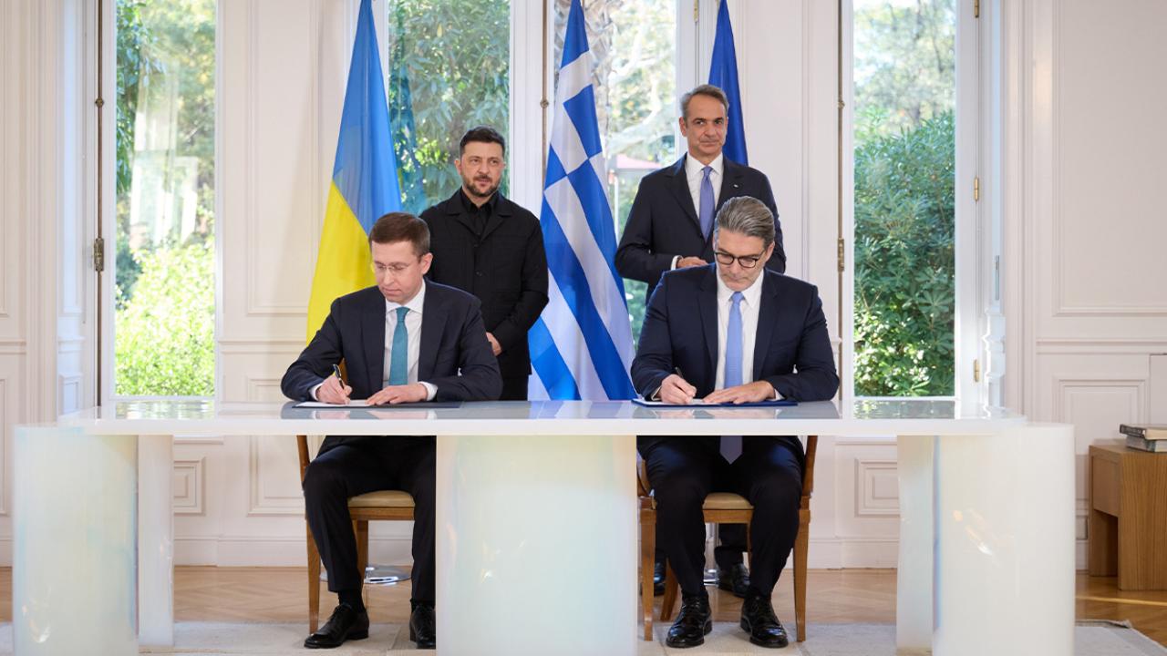 Ukrayna ile Yunanistan arasında doğalgaz anlaşması için niyet mektubu imzalandı