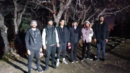 Uludağ’da ormanda mahsur kalan 6 kişi kurtarıldı