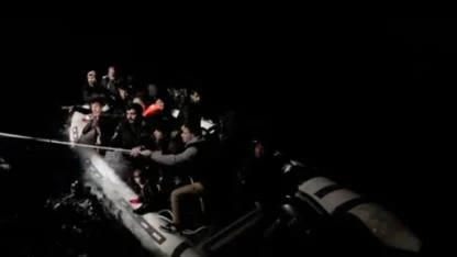 13’ü çocuk 29 düzensiz göçmen kurtarıldı, 2 göçmen kaçakçısı yakalandı