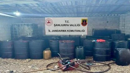 Akçakale’de 3 bin 900 litre kaçak akaryakıt ele geçirildi
