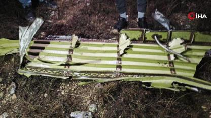 Ankara’da düşen uçağın enkazına ulaşıldı