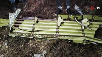 Ankara’da düşen uçağın enkazına ulaşıldı