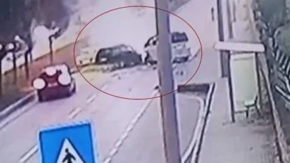 Burdur’daki feci kazanın güvenlik kamerası ortaya çıktı