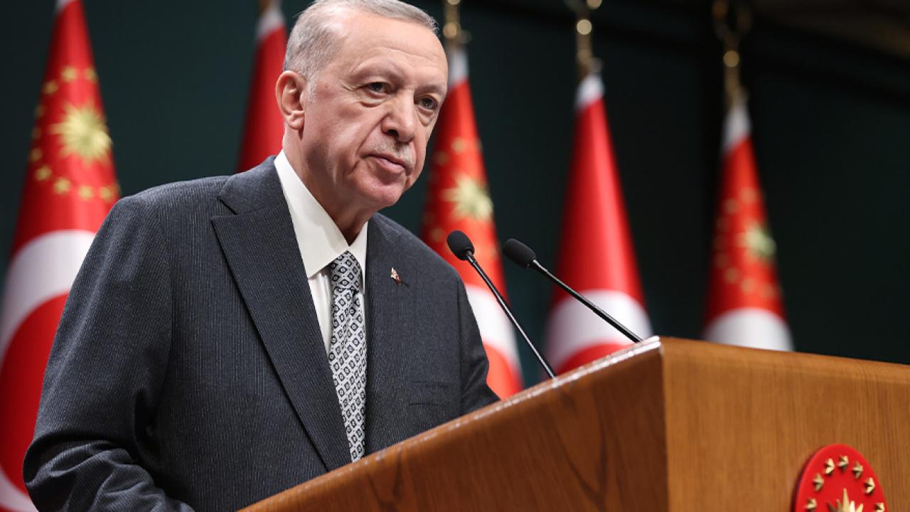 Cumhurbaşkanı Erdoğan, Libya Başkanlık Konseyi Başkanı Yunus el-Menfi ile görüştü