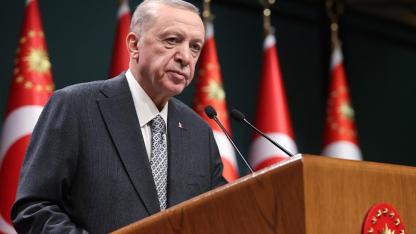 Cumhurbaşkanı Erdoğan, Libya Başkanlık Konseyi Başkanı Yunus el-Menfi ile görüştü