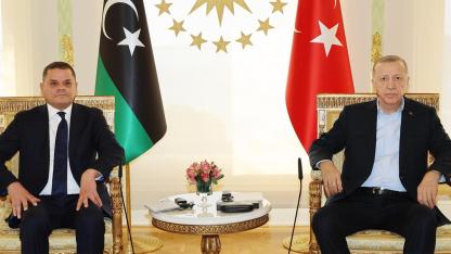 Cumhurbaşkanı Erdoğan Libya Milli Birlik Hükümeti Başbakanı Abdülhamid Dibeybe ile bir telefon görüşmesi gerçekleştirdi