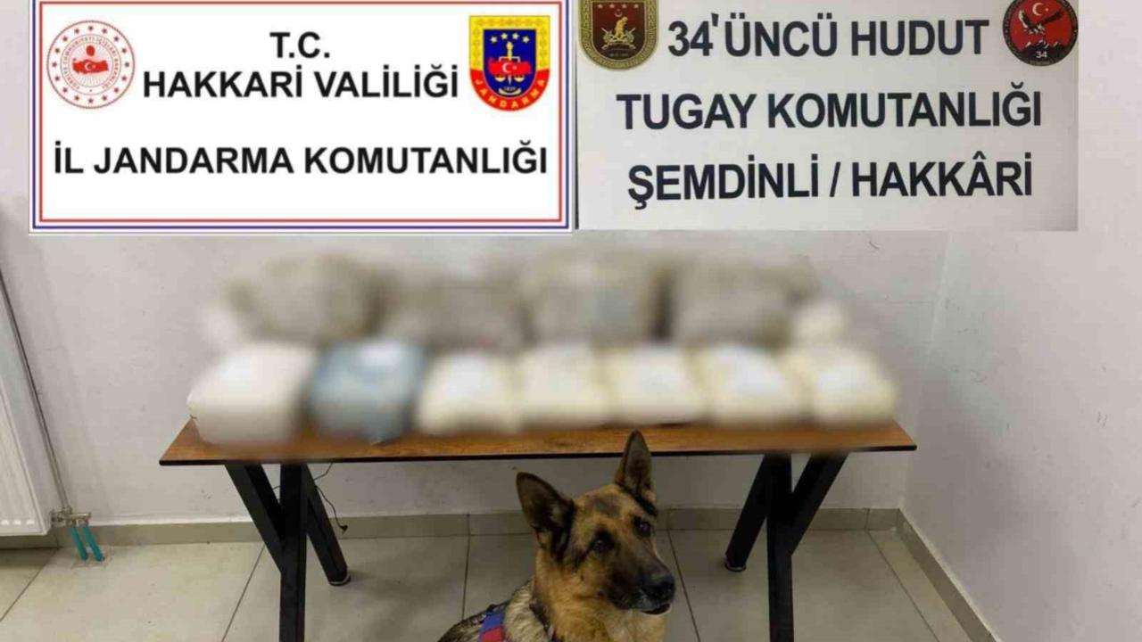 Hakkari’de 23 kilo 650 gram uyuşturucu ele geçirildi