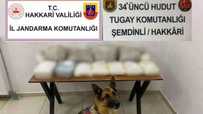 Hakkari’de 23 kilo 650 gram uyuşturucu ele geçirildi