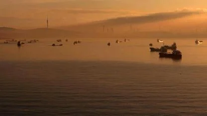 İstanbul’a çöken pus ve hava kirliliği dron ile görüntülendi