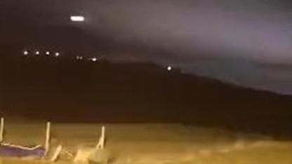 Meteorun düşme anı kameralara yansıdı