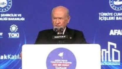 MHP Genel Başkanı Devlet Bahçeli: "Günümüzün Süleyman’ı Recep Tayyip Erdoğan, günümüzün Sinan’ı Murat Kurum’dur"