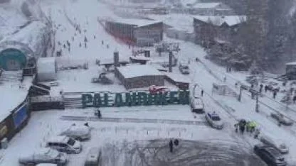 Palandöken’de görsel şölen