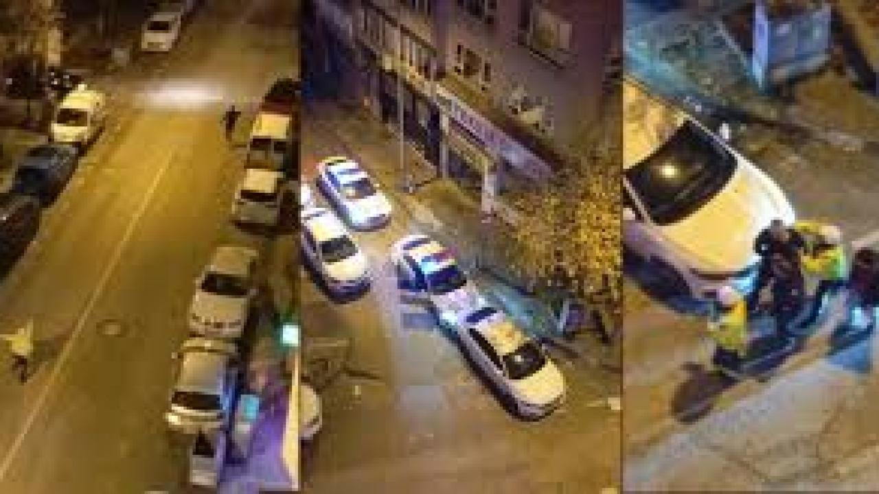 Polis defalarca ateş açtı o şüpheli yine durmadı