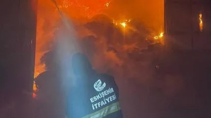 Sabaha kadar süren yangında çiftlik kül oldu