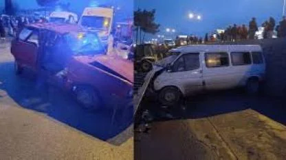 Sinop’ta servis minibüsü ile otomobil çarpıştı: 1 ölü, 10 yaralı