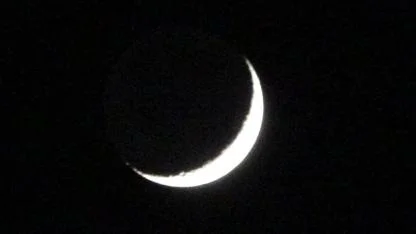 Van semalarında yılın son hilal manzarası