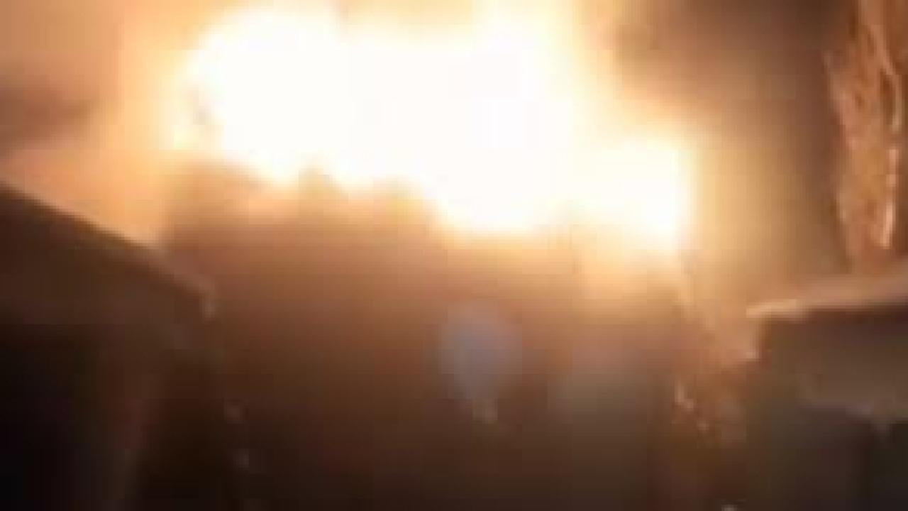 Yüksekova’da korku dolu anlar: Kalorifer kazan dairesi cayır cayır yandı