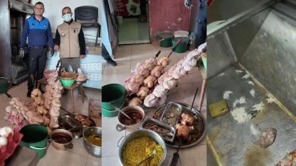 Zabıta ekiplerinin ‘Leş kokusu var’ dediği dönercide mide bulandıran görüntü