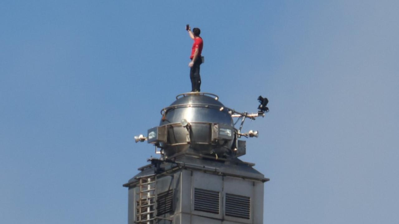 ABD'li sporcu Honnold'dan Tayvan'ın en yüksek binasına halatsız tırmanış