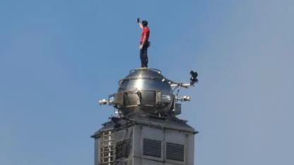 ABD'li sporcu Honnold'dan Tayvan'ın en yüksek binasına halatsız tırmanış