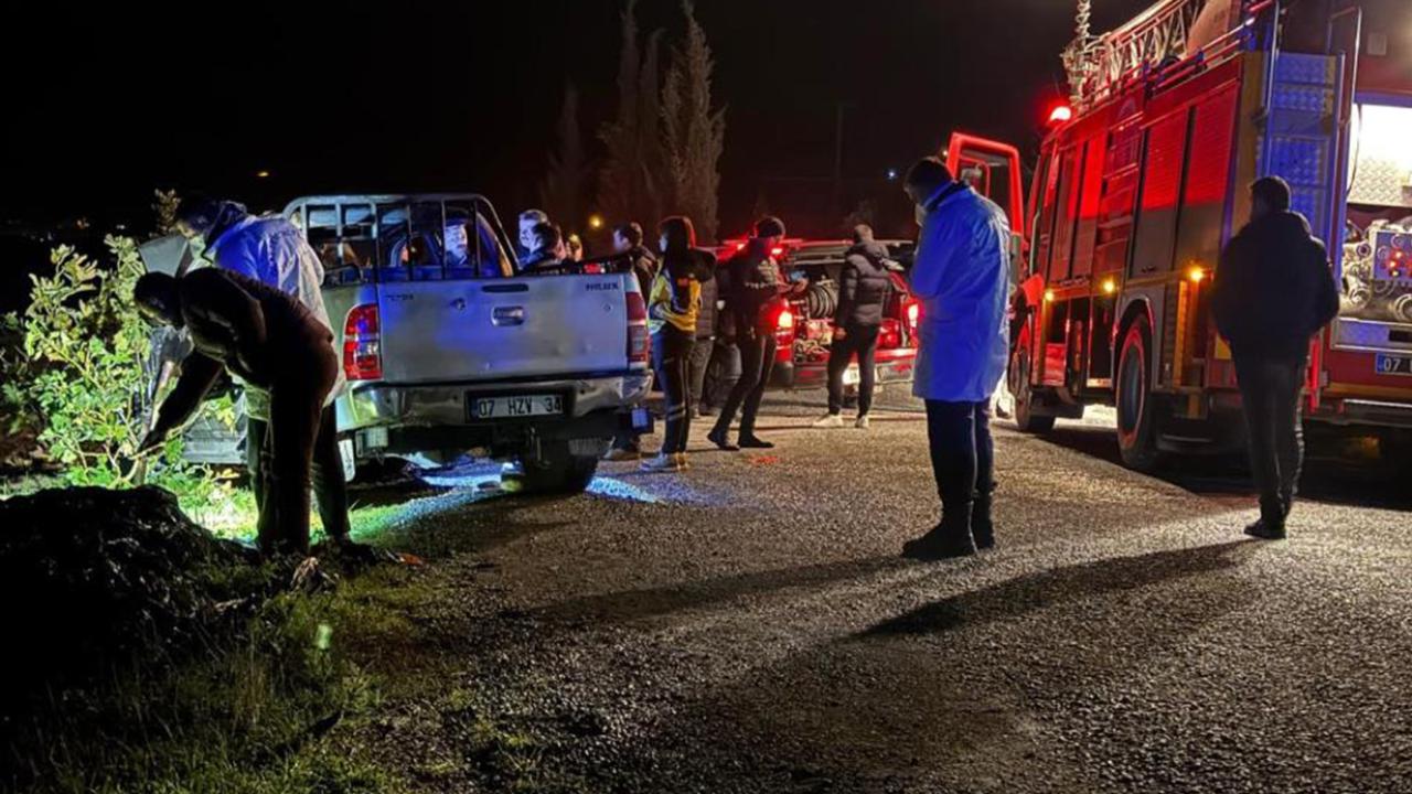 Antalya’da araç içinde yanmış ceset bulundu