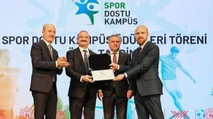 Atatürk Üniversitesi’ne "Spor dostu kampüs" sertifikası aldı