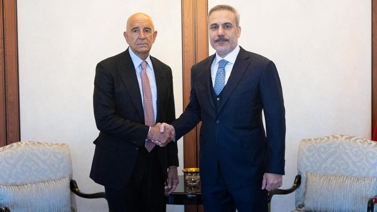 Bakan Fidan, ABD Suriye Temsilcisi Barrack’ı kabul etti