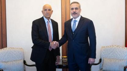 Bakan Fidan, ABD Suriye Temsilcisi Barrack’ı kabul etti