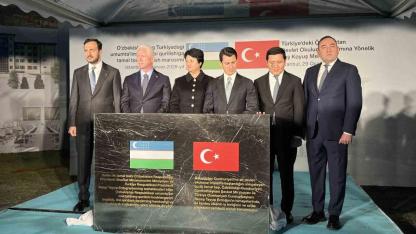 Bakırköy’de Özbekistan Devlet Okulu’nun yapıma yönelik tören düzenlendi