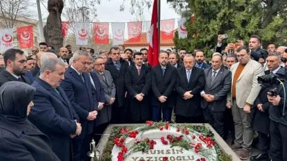 BBP’nin 33’üncü kuruluş yıl dönümünde Muhsin Yazıcıoğlu kabri başında anıldı