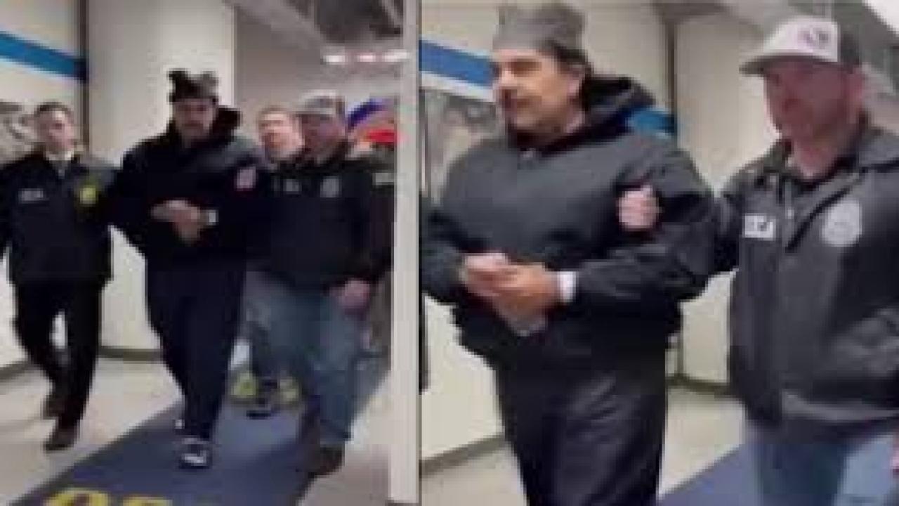 Beyaz Saray, Maduro'nun "Şüpheli yürüdü" ifadesiyle videosunu yayınladı