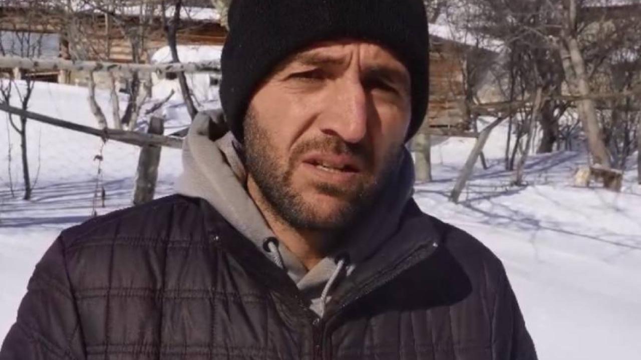 Çığ felaketinden kurtulan çoban o anları anlattı