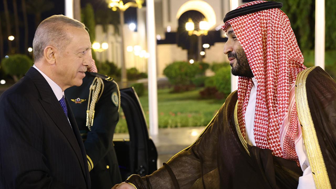 Cumhurbaşkanı Erdoğan, Suudi Arabistan Veliaht Prensi Selman ile görüştü