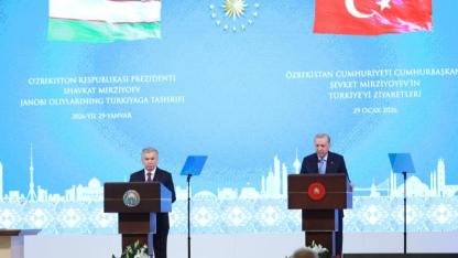 Cumhurbaşkanı Erdoğan: "Yürek yüreğe verdiğimiz müddetçe bulunduğumuz asra Türk dünyasının mührünü vuracağımızdan eminiz"