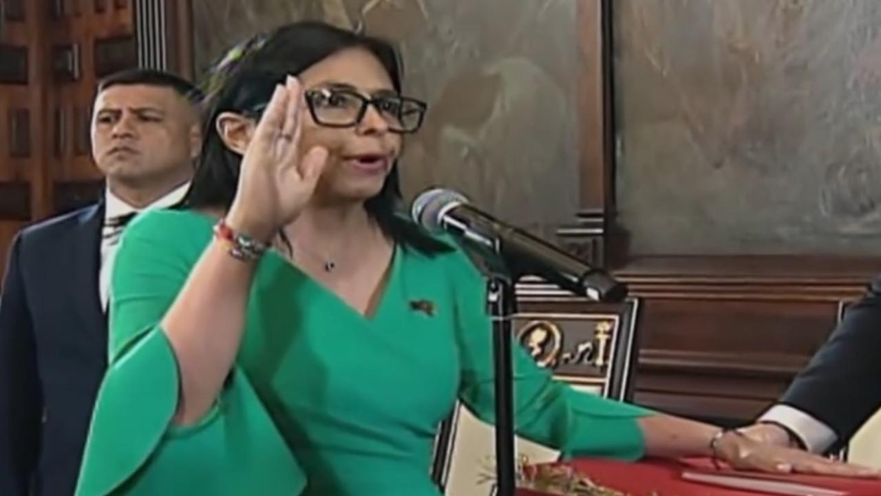 Delcy Rodriguez, Venezuela'nın geçici Devlet Başkanı olarak yemin etti