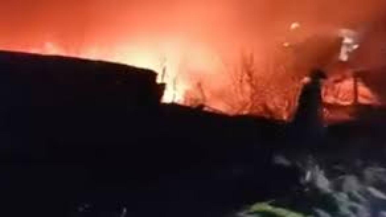 Erbaa’da müstakil ev çıkan yangında küle döndü