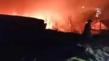 Erbaa’da müstakil ev çıkan yangında küle döndü